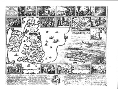 グスタフ2世の征服アドルフス（1594-1632）、スウェーデン国王、1632年 作： English School